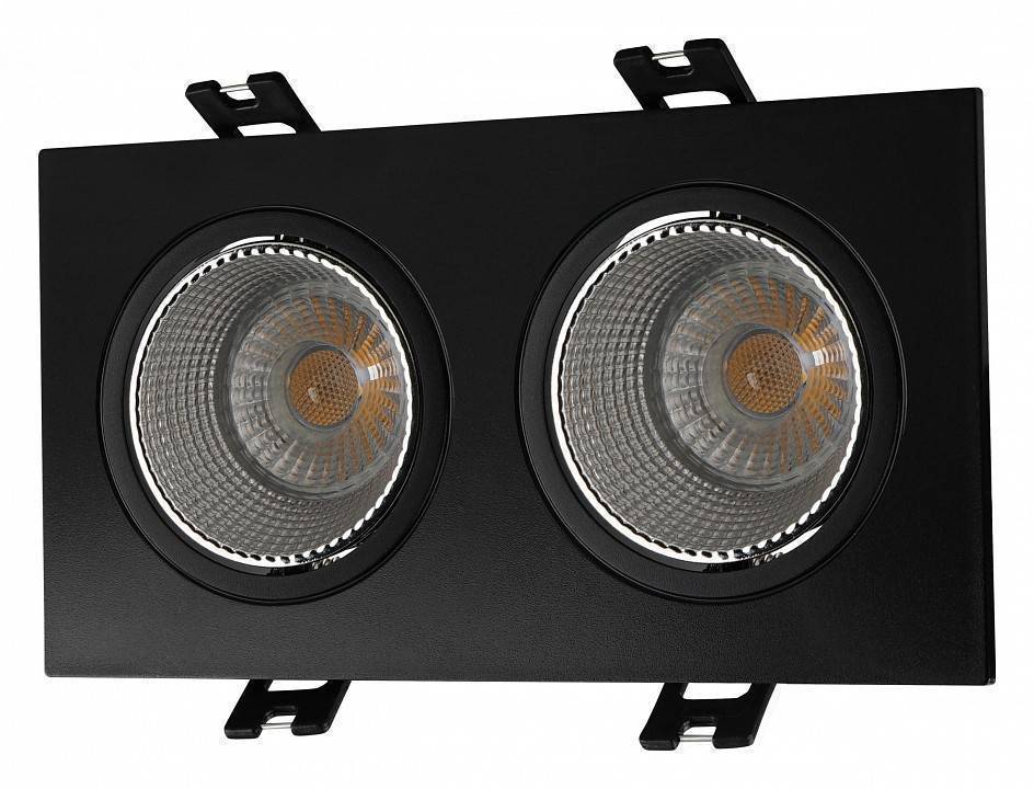 Встраиваемый светильник Denkirs DK3072-BK+CH