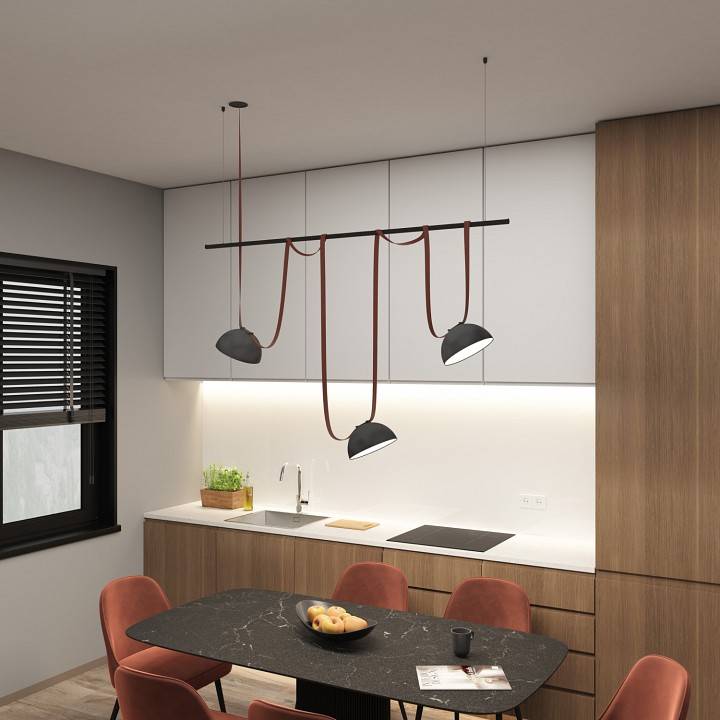 Комплект трековой системы Denkirs Belty SET DK55SET05-01-BR