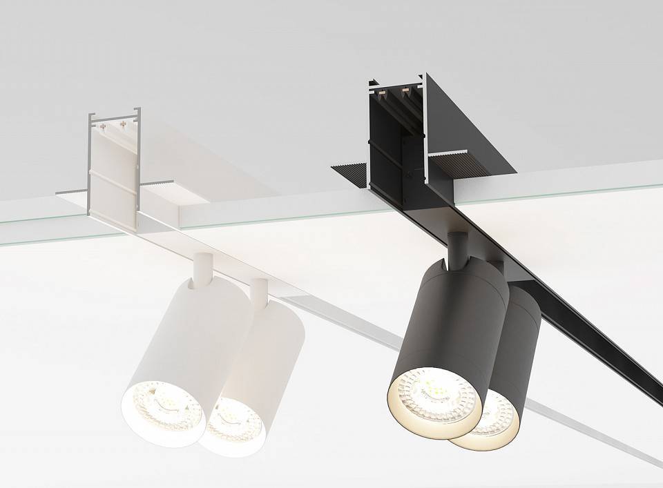 Трек встраиваемый Denkirs Smart HIDE TR2012-BK