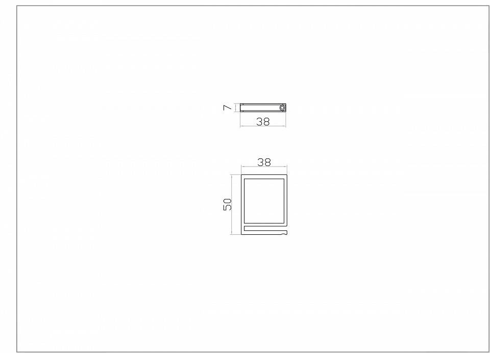 Крепление для треков-ремней Denkirs BELTY BASE TR5518-BK