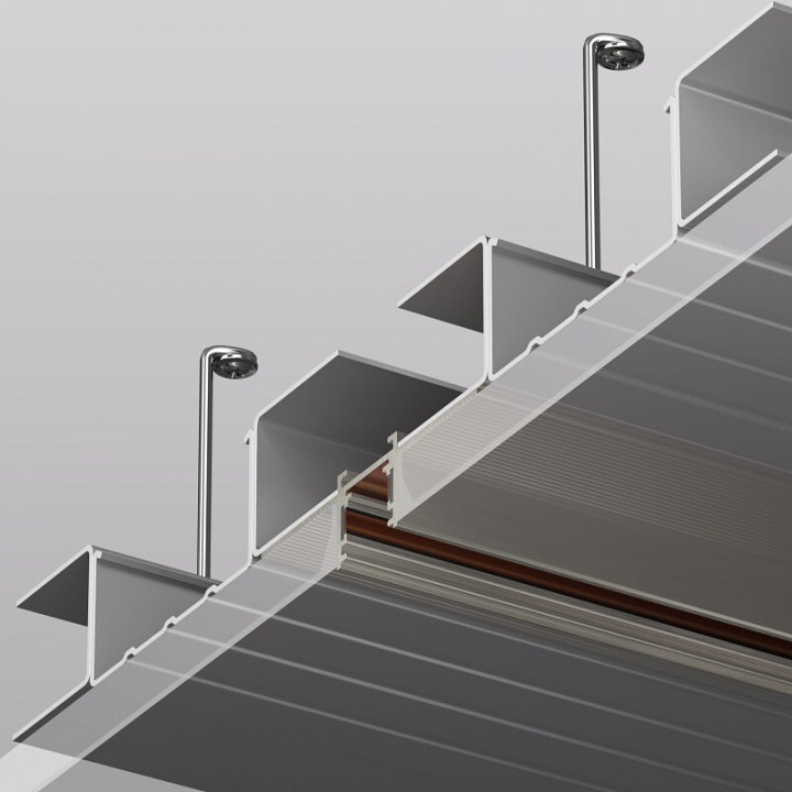 Трек встраиваемый Denkirs SHINE HIDE TR5702-DN