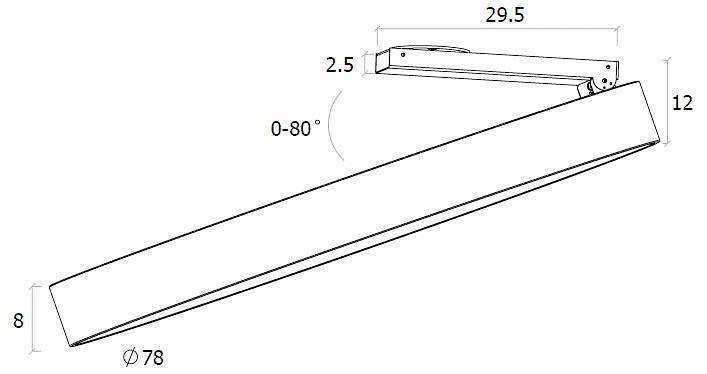 Спот DesignLed UF UF034-80-WH-NW