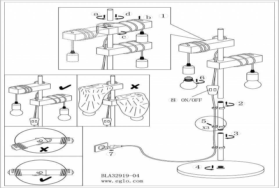 Торшер EGLO Townshend 33167