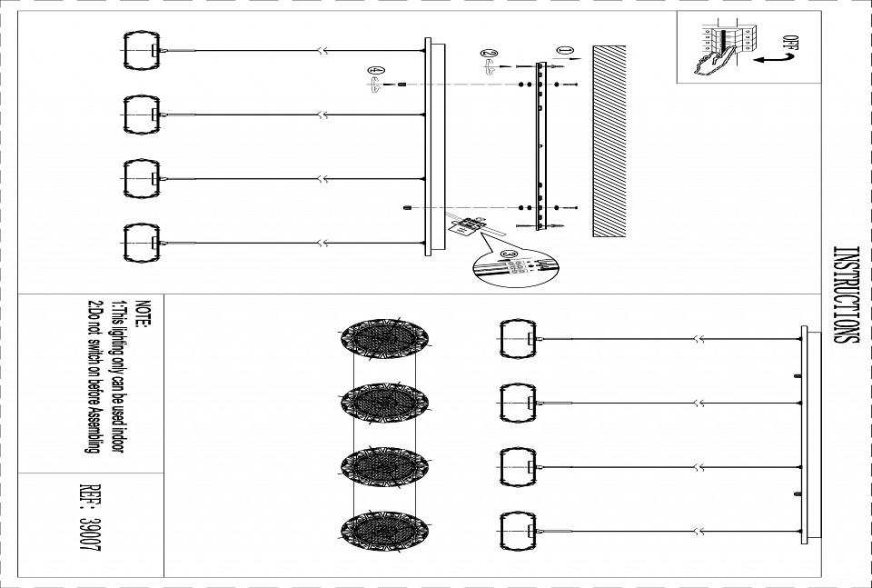 Подвесной светильник Eglo Corliano 39007