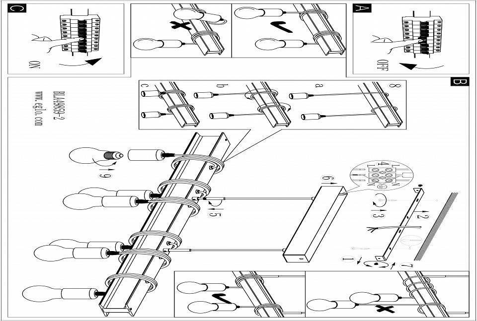 Подвесной светильник Eglo ПРОМО Townshend 4 49859