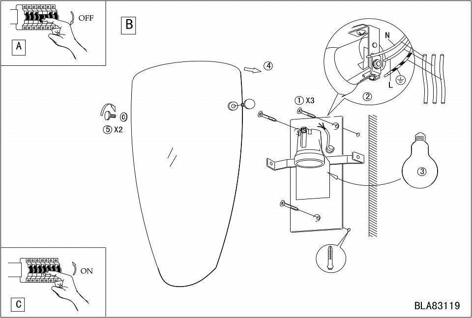 Накладной светильник Eglo Nemo 300 мм 83119