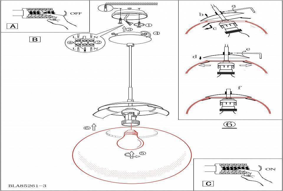 Подвесной светильник Eglo ПРОМО Rondo 85262