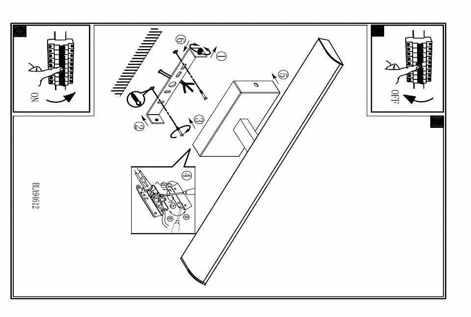 Бра светодиодное Eglo Tabiano 94615