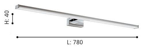 Подсветка для зеркала Eglo Pandella 1 11 Вт 600 мм 96066