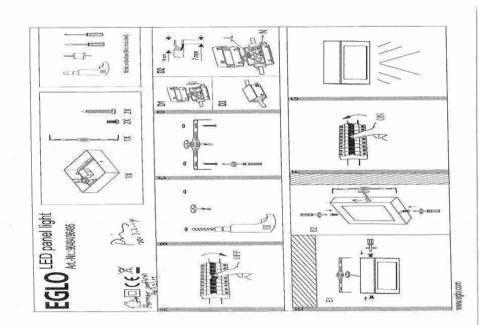 Накладной светильник Eglo Argolis 96491