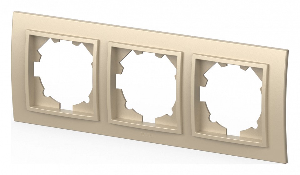 Рамка на 3 поста Elbi Eleсtriс Zena 500-012500-227