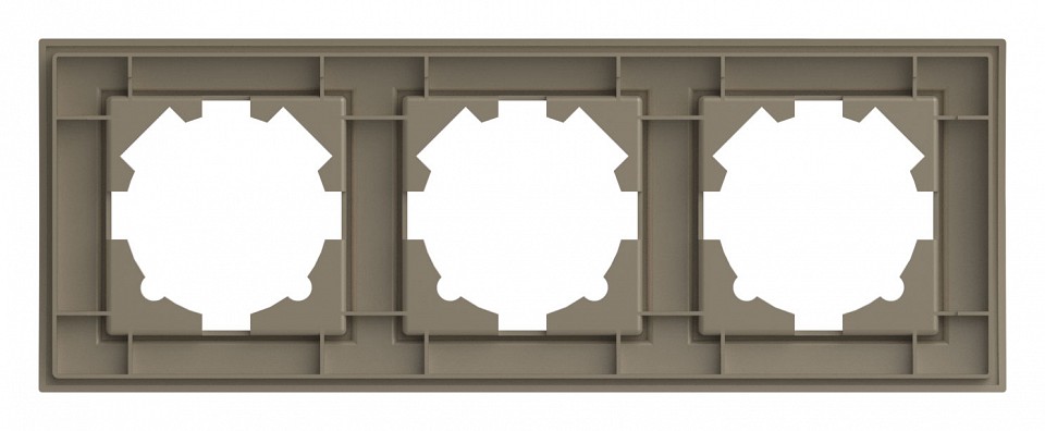 Рамка на 3 поста Elbi Eleсtriс Zena 500-012500-227