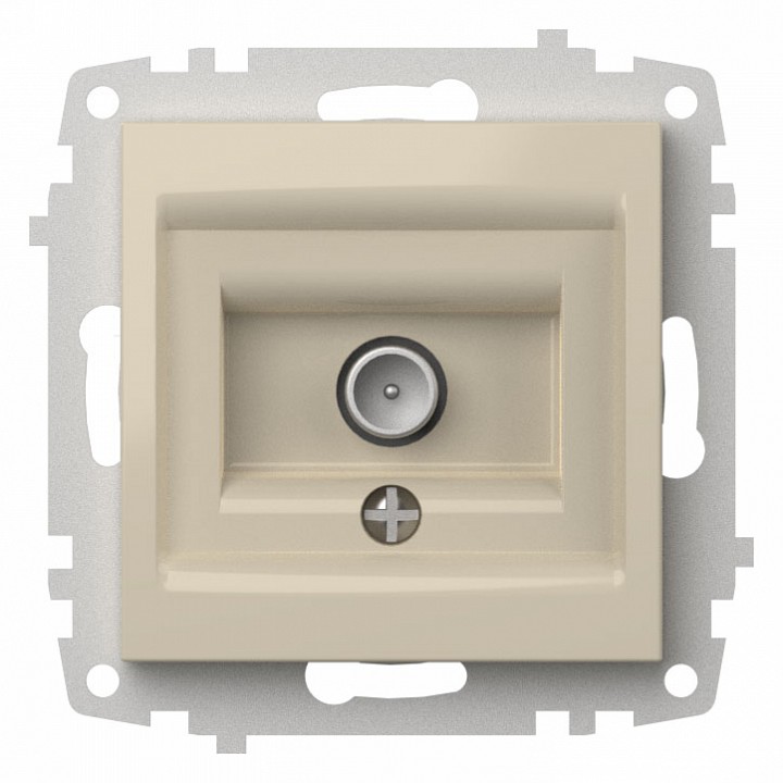 ТВ-розетка проходная без рамки Elbi Eleсtriс Zena Vega 609-010300-272