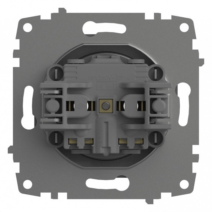 Розетка без заземления, без рамки Elbi Eleсtriс Zena Vega 609-011000-215