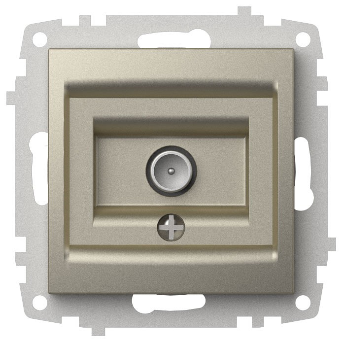 ТВ-розетка оконечная без рамки Elbi Eleсtriс Zena Vega 609-011400-273