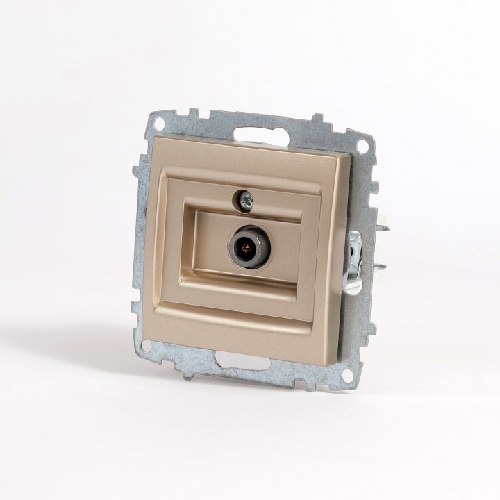 ТВ-розетка оконечная без рамки Elbi Eleсtriс Zena Vega 609-011400-273