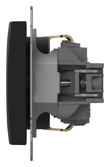 Розетка с заземлением и со шторкой, без рамки Elbi Eleсtriс Zena Vega 609-014800-243