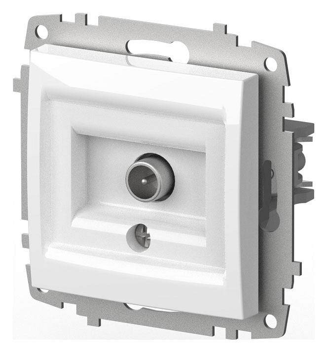 ТВ-розетка проходная без рамки Elbi Eleсtriс Zena Vega 609-015600-272