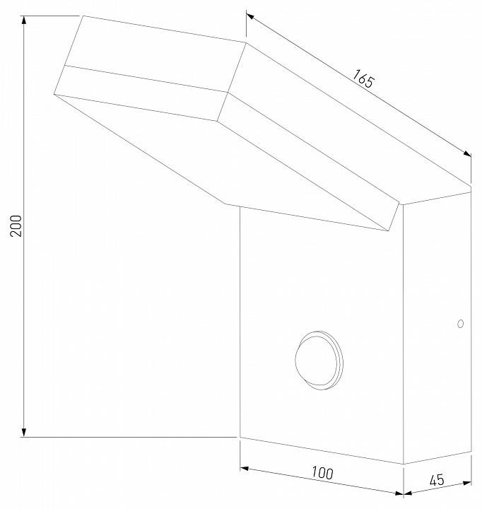 Накладной светильник Elektrostandard Sensor a053947