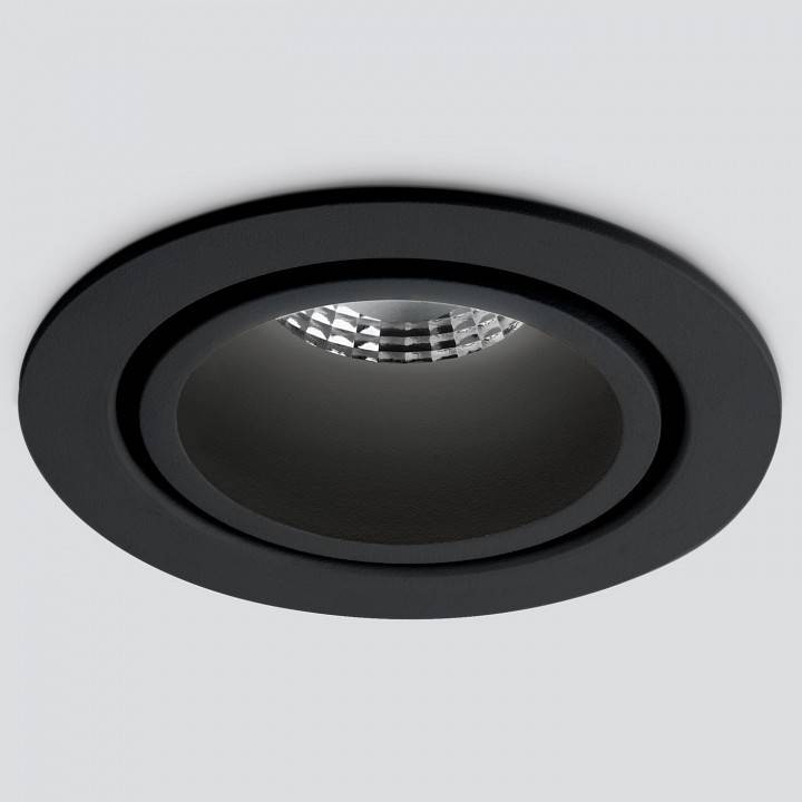 Встраиваемый светильник Elektrostandard 15267/LED 12 Вт 4000 K Черный a055722
