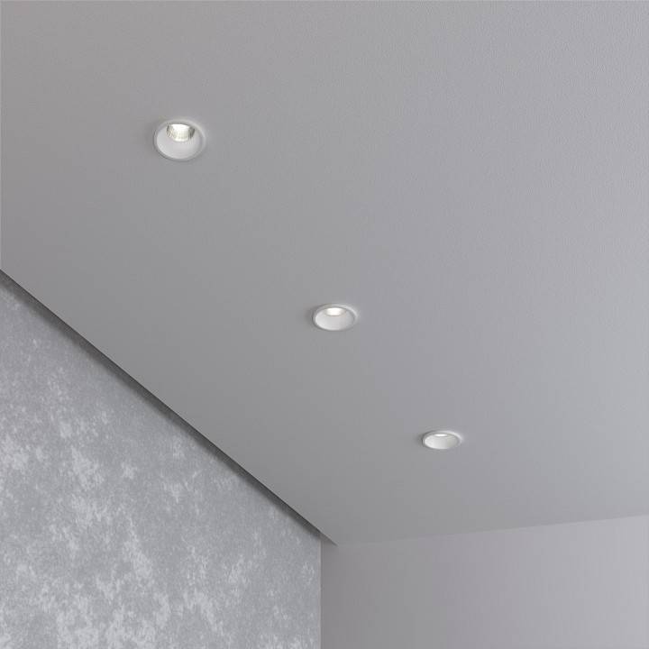 Встраиваемый светильник Elektrostandard 15269/LED 18 Вт 6500 K Черный a056021