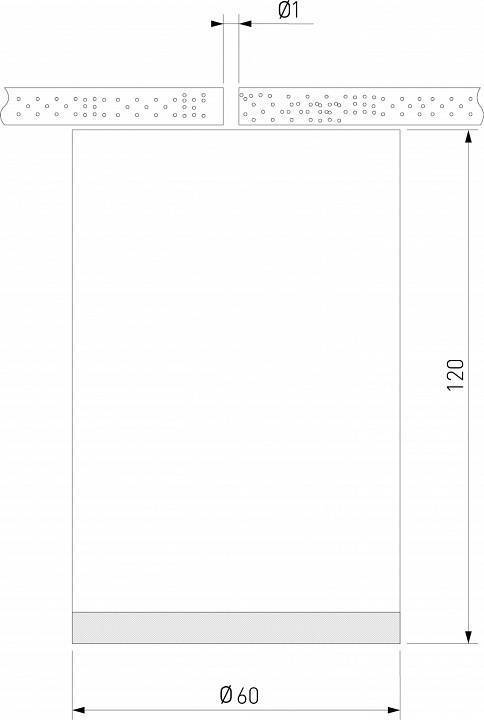 Накладной светильник Elektrostandard Lead черный a062523