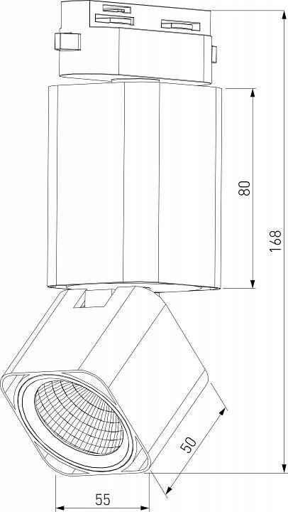 Светильник на штанге Elektrostandard Cubus a062876