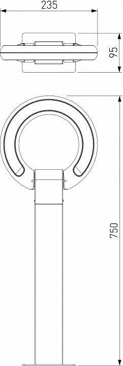 Уличный светильник Elektrostandard NAVI a062880