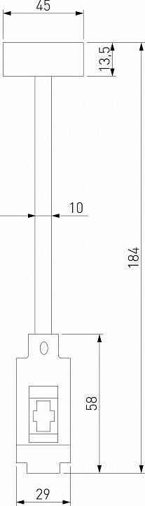 Основание на штанге Elektrostandard Esthetic Magnetic a065435