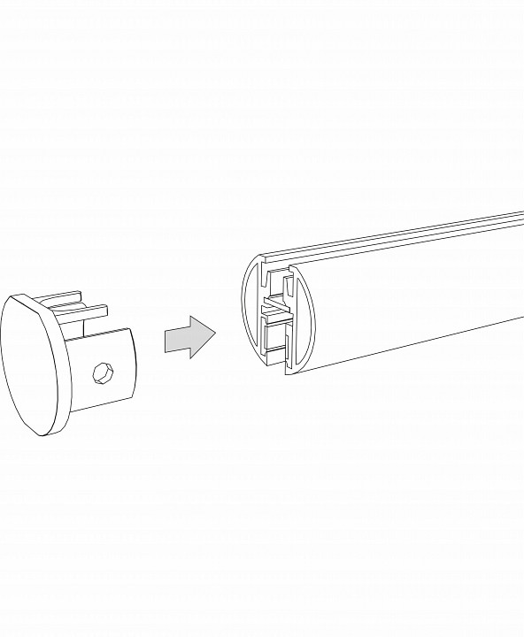 Заглушка для трека Elektrostandard Mini Magnetic a067267