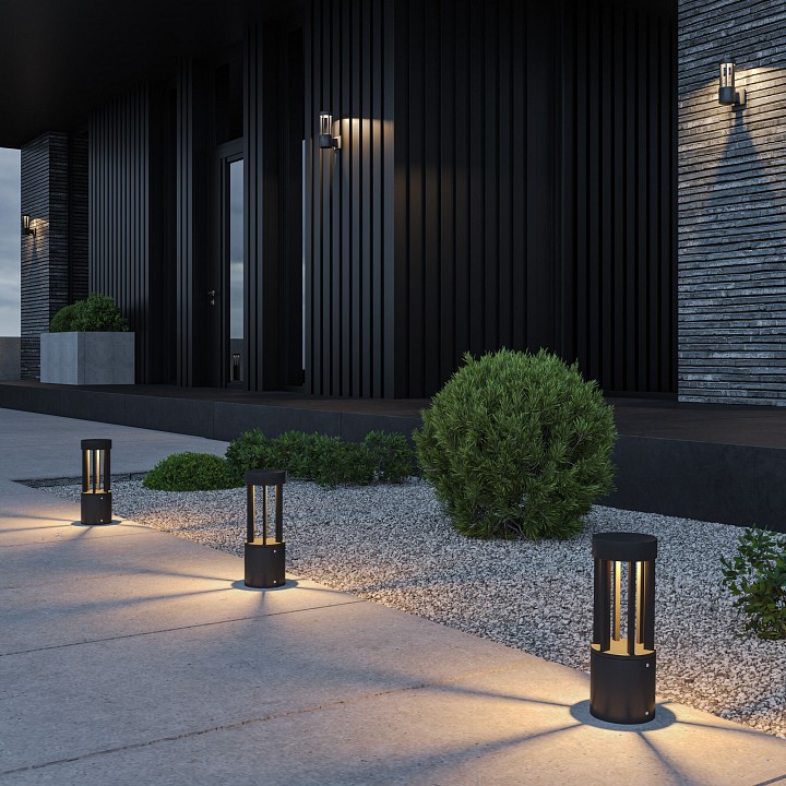 Наземный низкий светильник Elektrostandard Apart 35193/S