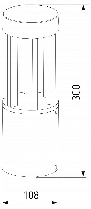 Наземный низкий светильник Elektrostandard Apart 35193/S