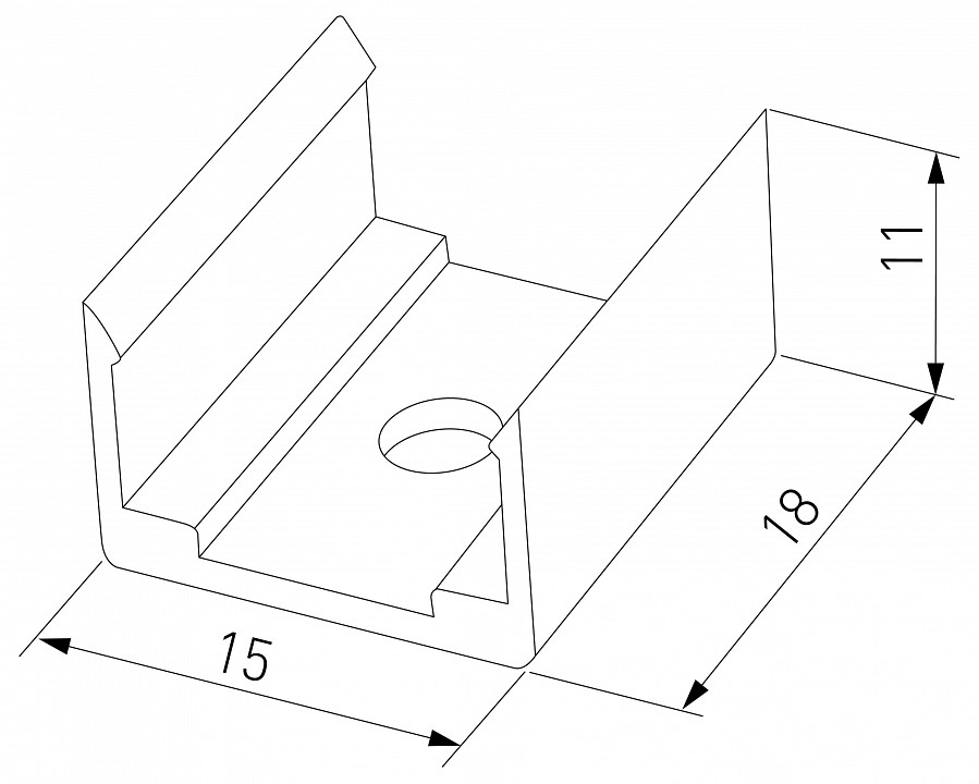 Крепление Elektrostandard  Clip LL-2-ALP026