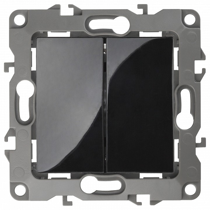 Переключатель двухклавишный без рамки Эра Эра 12 12-1106-06