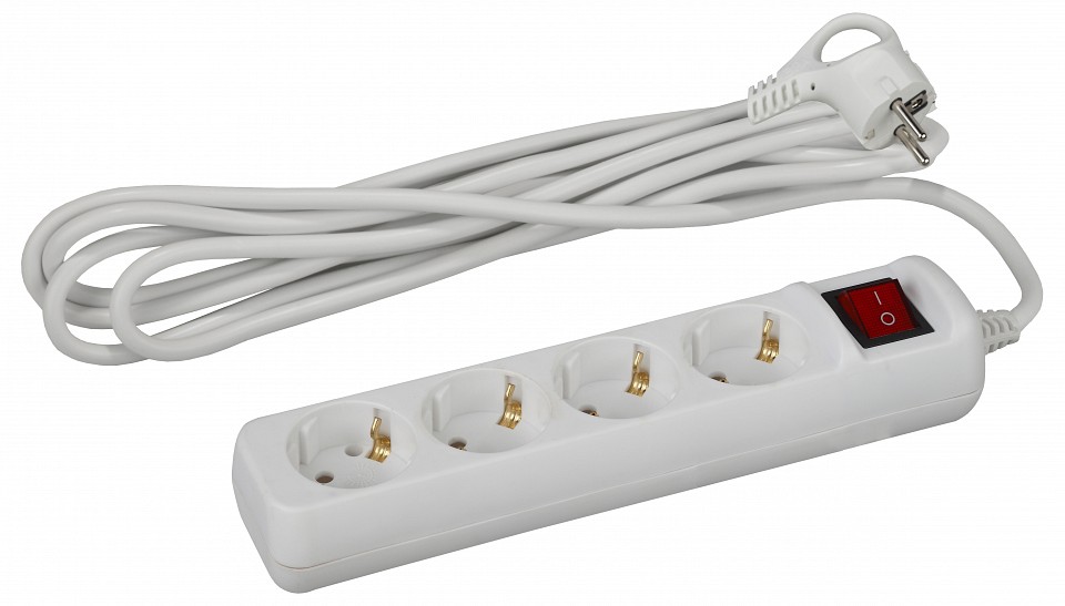 Удлинитель с выключателем Эра  U-4es-3m-3x1