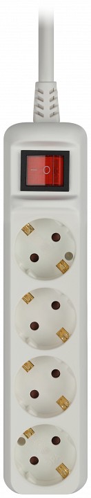 Удлинитель с выключателем Эра  U-4es-3m-3x1