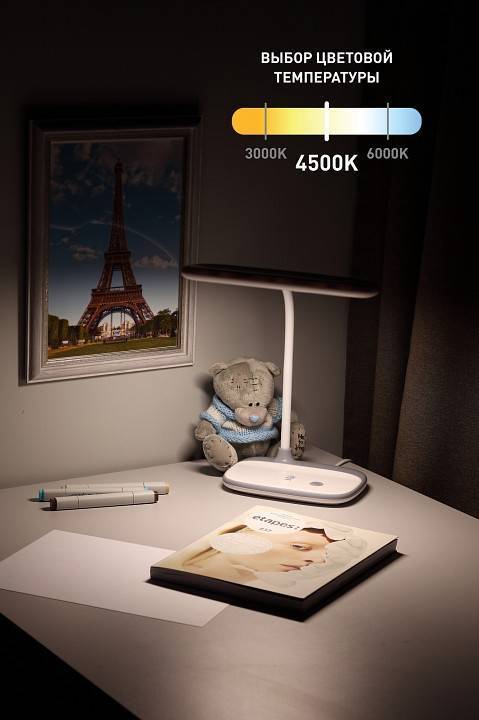 Настольная лампа светодиодная ЭРА NLED-458 Б0028457