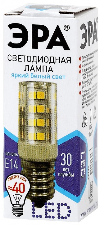 Лампа светодиодная Эра Стандарт LED T25-5W-CORN-840-E14