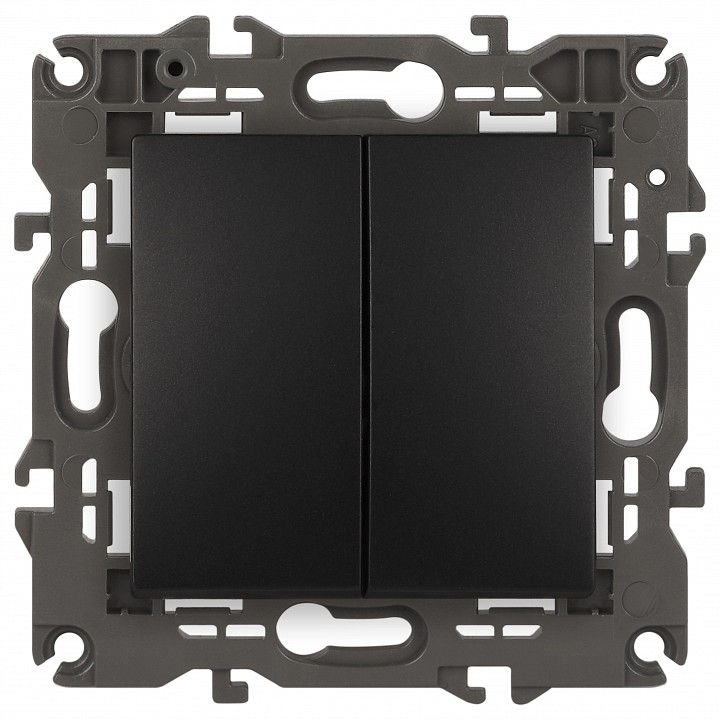 Переключатель двухклавишный без рамки Эра Эра Elegance 14-1106-05