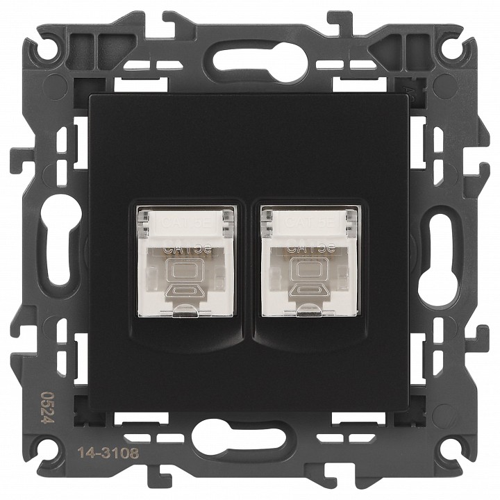 Розетка Ethernet RJ-45 без рамки Эра Эра Elegance 14-3108-05