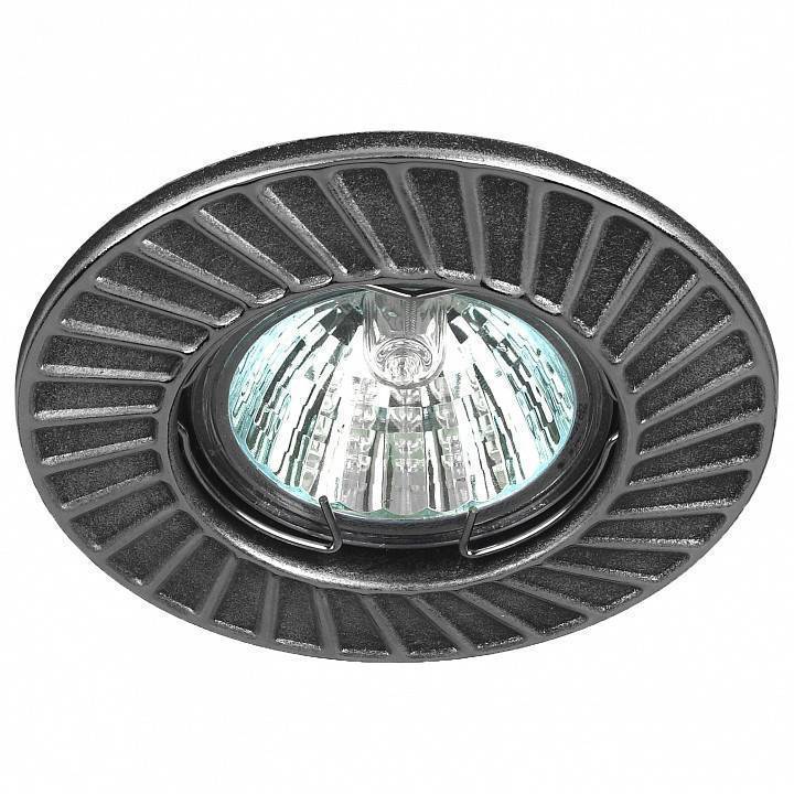 Встраиваемый светильник ЭРА ST6 GU5.3 хром/черный ST6 CH/BK