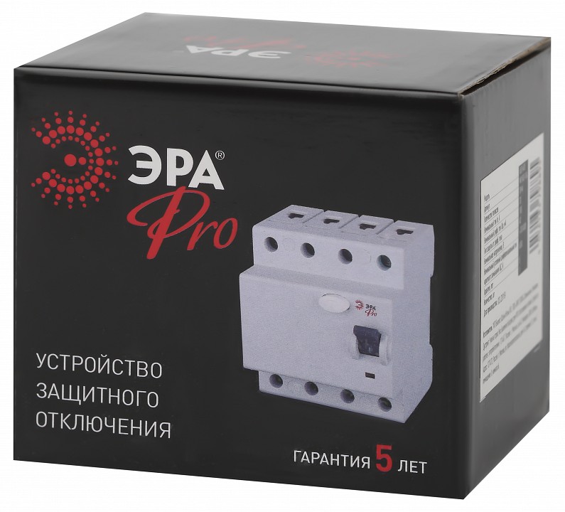 Устройство защитного отключения 4P Эра ВД1-63S NO-902-154