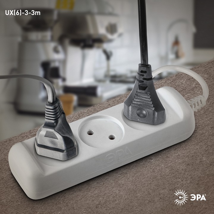 Удлинитель Эра  UX(6)-3-3m