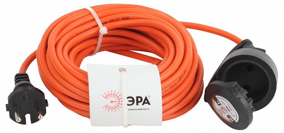 Удлинитель Эра  UPx-1-2x0.75-10m