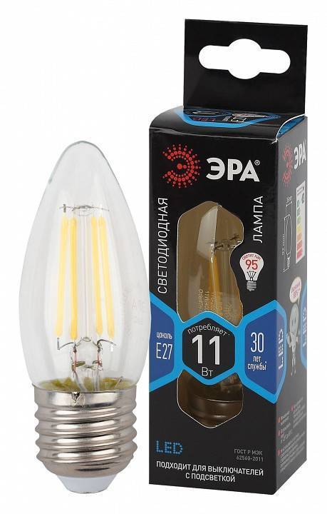 Лампа светодиодная ЭРА E27 11 Вт 4000 K груша Б0046988