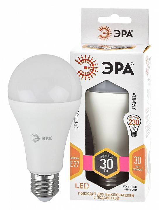 Лампа светодиодная ЭРА STD E27 30 Вт 2700 K Б0048015