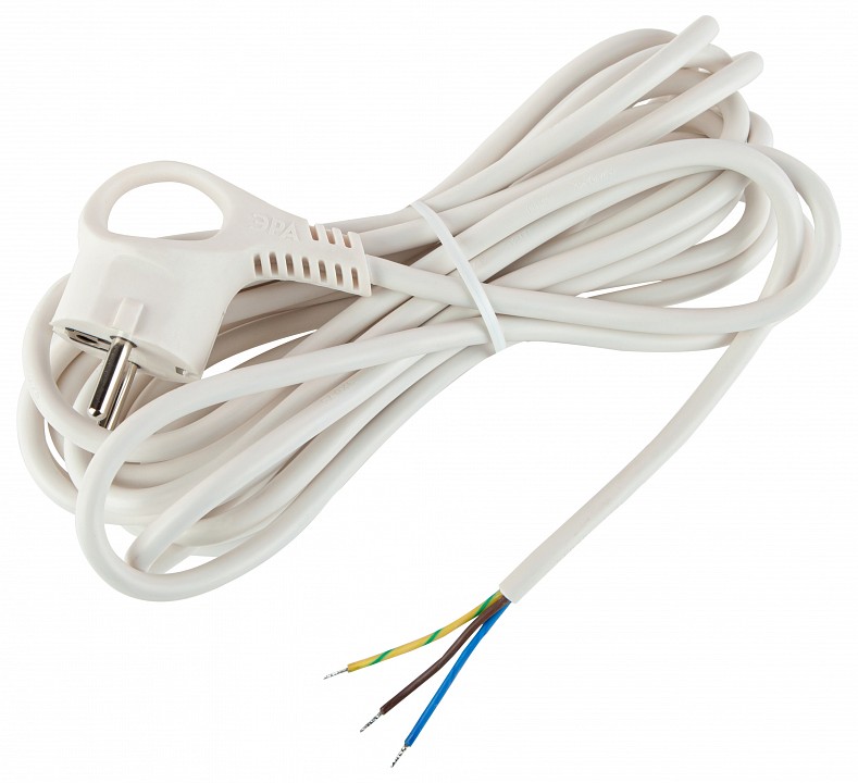 Сетевой провод Эра  UX-3x0,75-5m -W