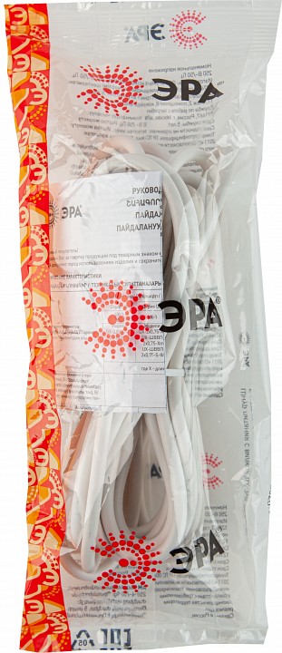 Сетевой провод Эра  UX-3x0,75-5m -W