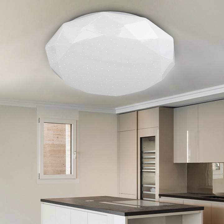 Светильник накладной ЭРА SPB-6 Sparkle 24 Вт 6500 К SPB-6-24-6,5K Sparkle