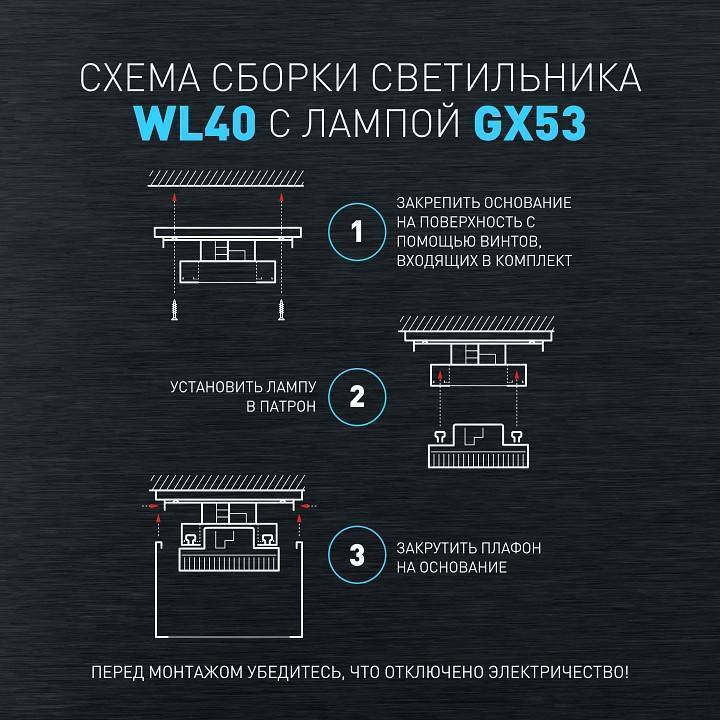 Светильник накладной ЭРА WL40 черный Б0054414